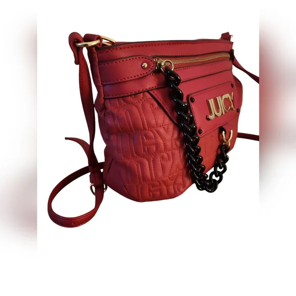 Juicy Couture Bold Red Crossbody Bag - Picture 2 of 9